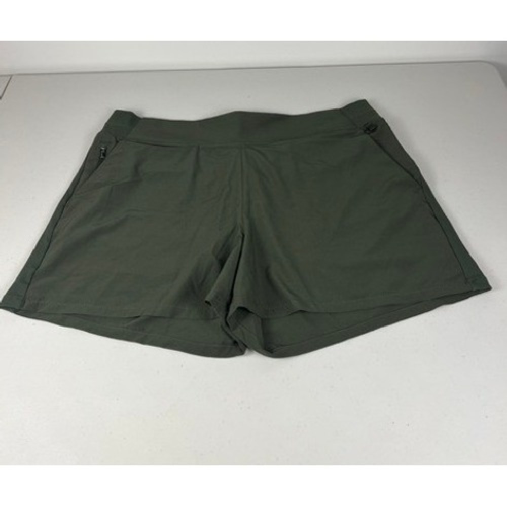 Athleta Trekkie North Short Olive Green Hiking Activewear Womens 16 - Picture 12 of 12